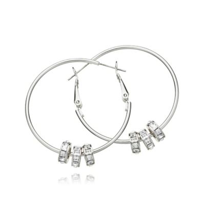 ＜Grosse(Women)＞マイクロミス　ピアス　プラチナカラー